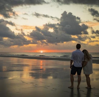 couple at beach