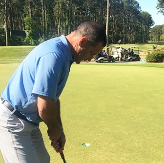 Golfer at Bear Creek Golf Course