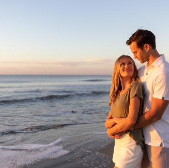 couple on the beach