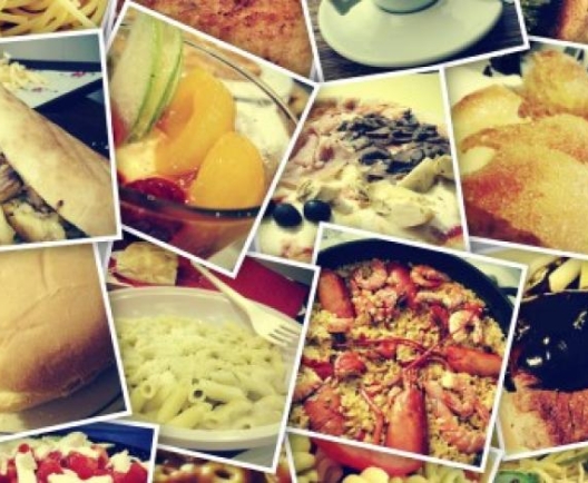 multiple food snapshots