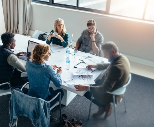 group at a meeting table
