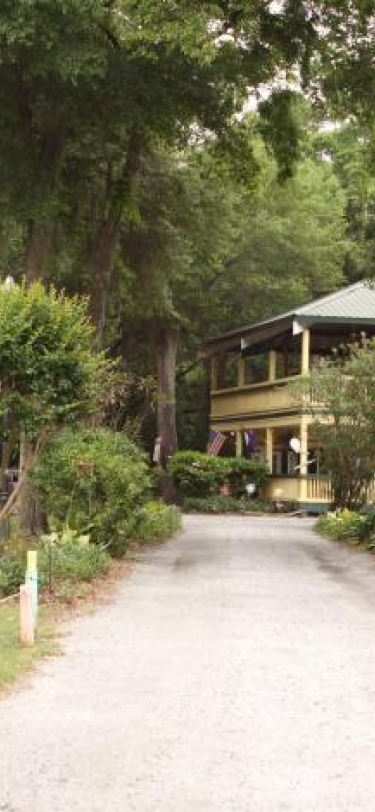 Houses with a centered walkway