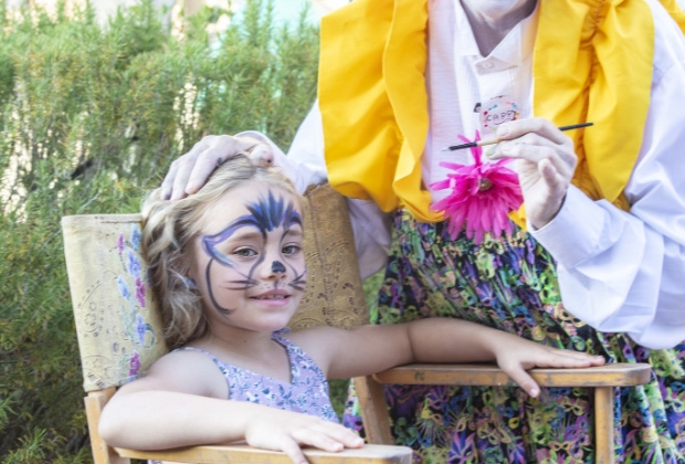 Cappy the clown face painting