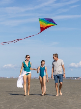 family beach