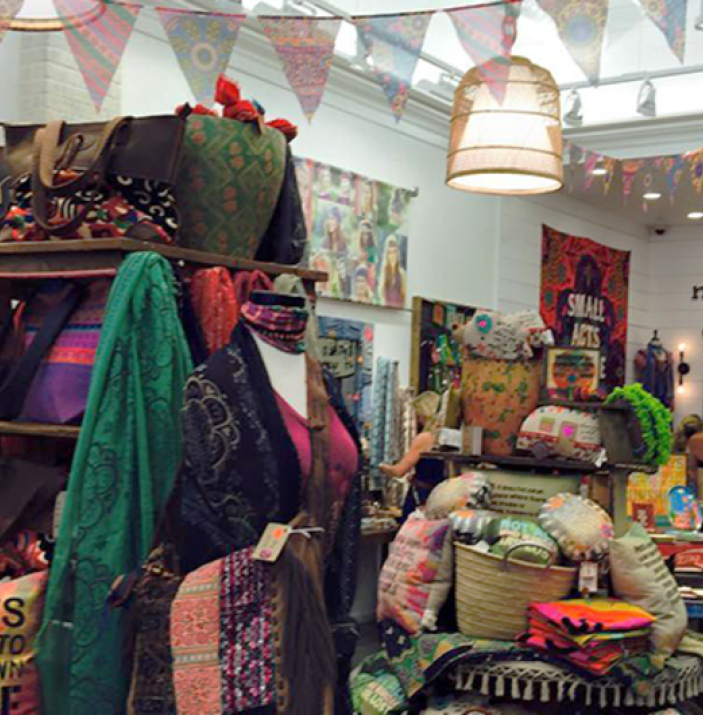 Interior of shop