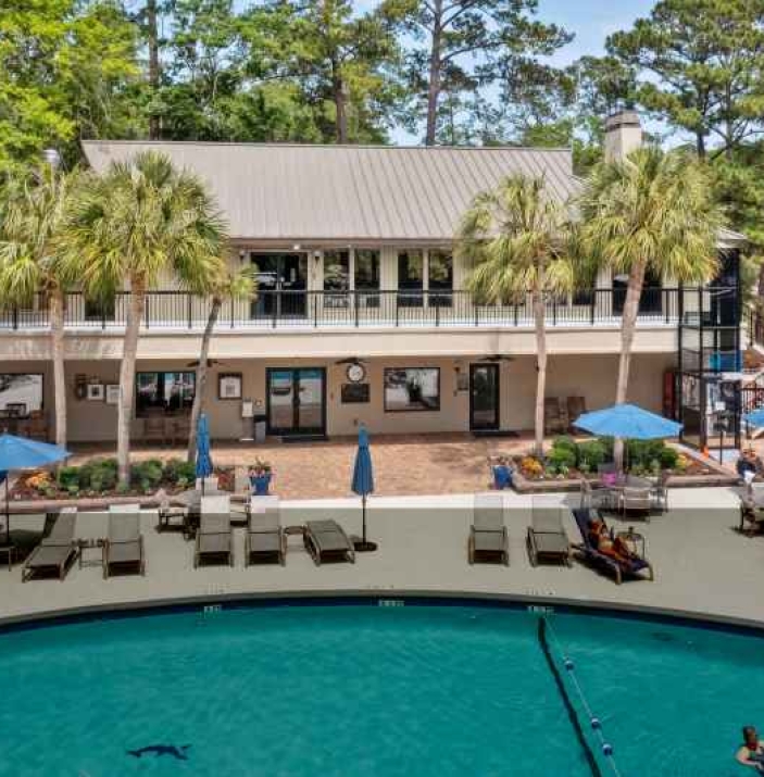 Pool and patio exterior